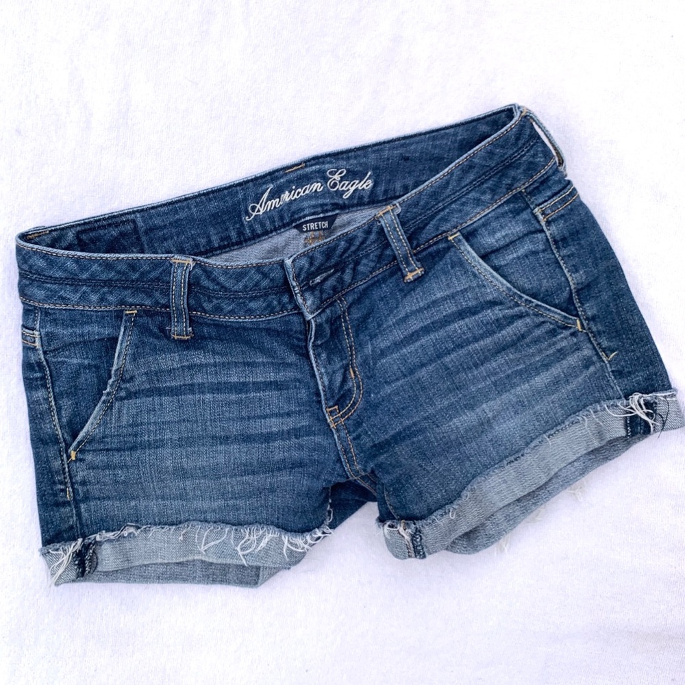 American eagle stretch jeans shorts